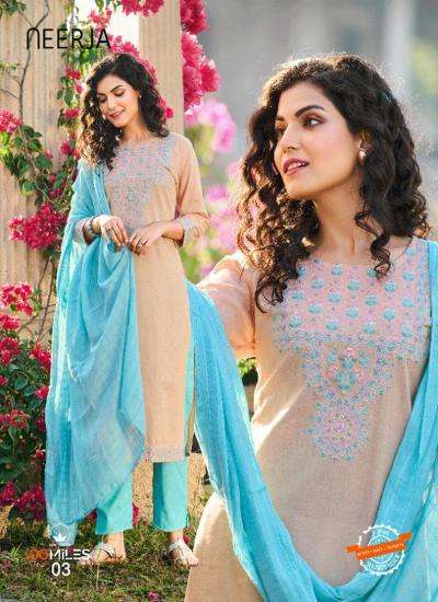 100 Miles Neerja Surat kurti wholesalers online