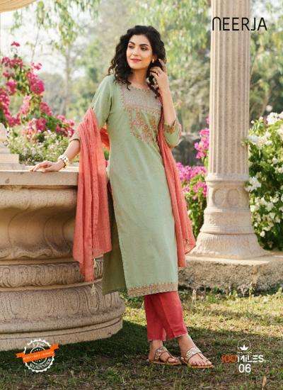 100 Miles Neerja Surat kurti wholesalers online