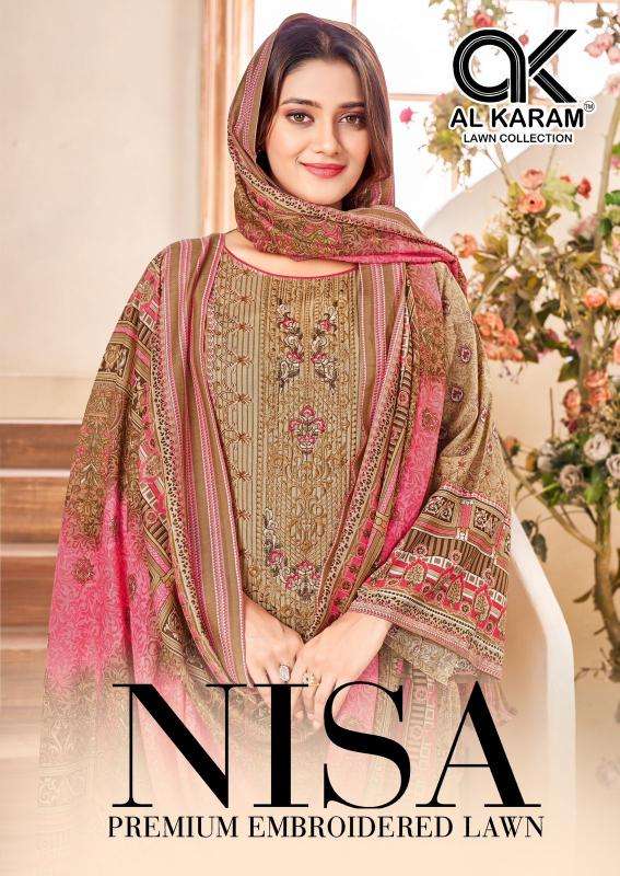 Alkaram Nisa Vol 01 Ladies dress material manufacturers in Surat