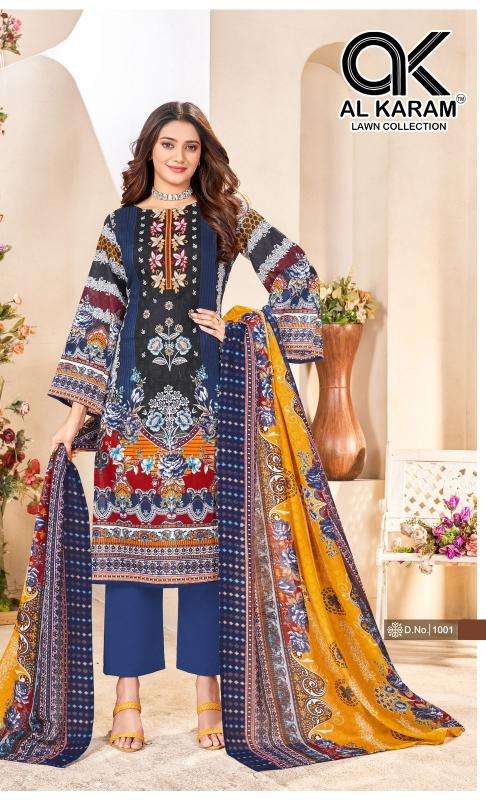 Alkaram Nisa Vol 01 Ladies dress material manufacturers in Surat