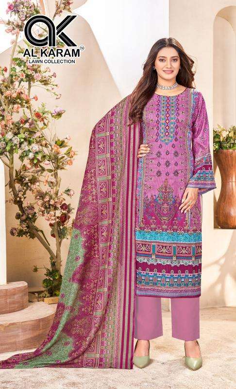 Alkaram Nisa Vol 01 Ladies dress material manufacturers in Surat