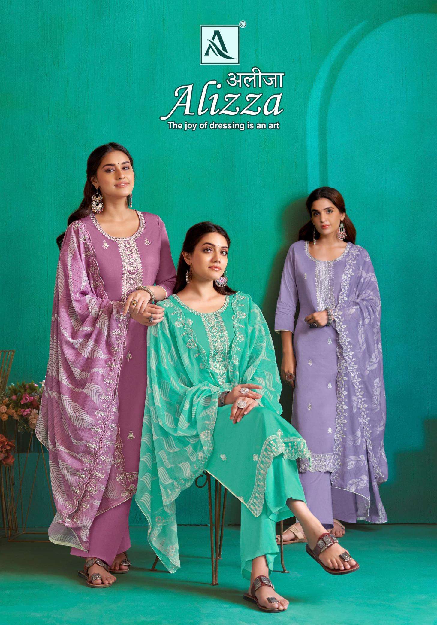 Alok Bella Vol 13 Dress material suppliers in Ahmedabad