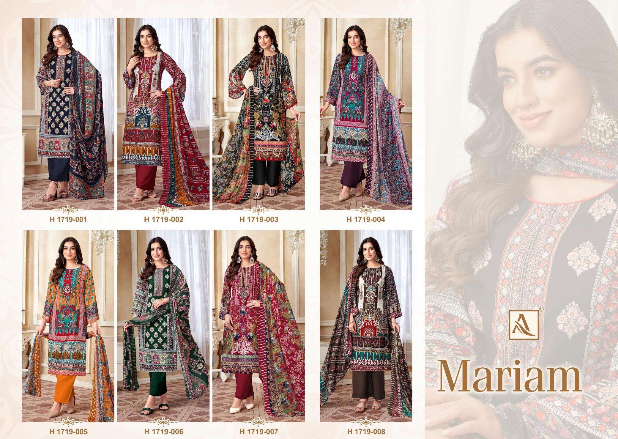 Alok Mariam Unstitched dress materials