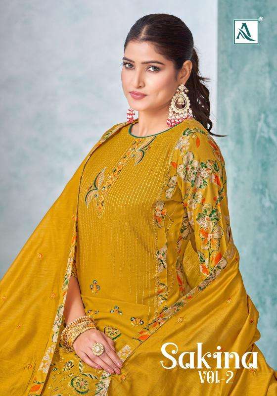 Alok Sakina Vol 2 Designer dress material wholesale