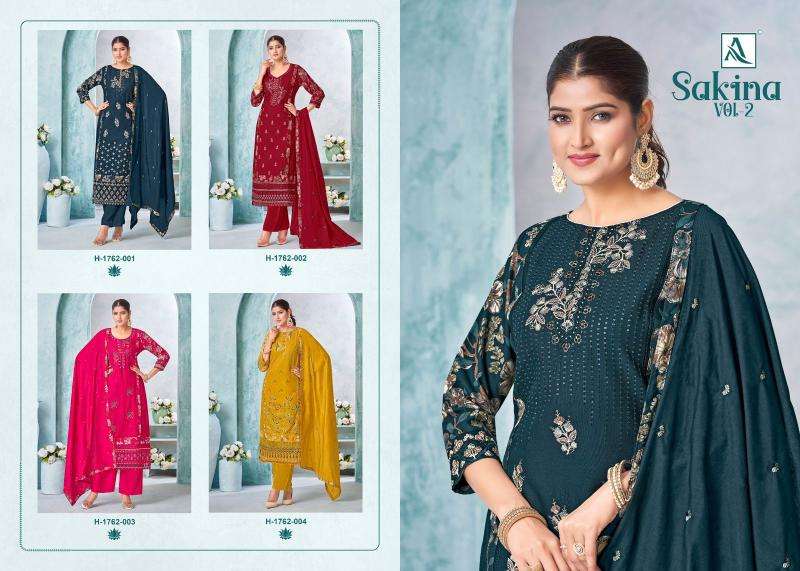 Alok Sakina Vol 2 Designer dress material wholesale