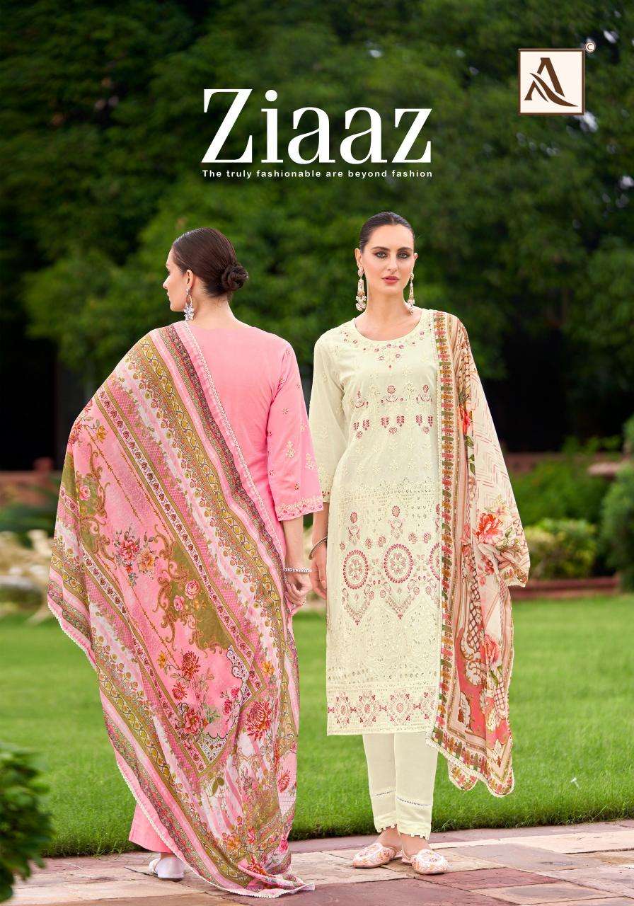 Alok Ziaaz designer dress materials wholesale