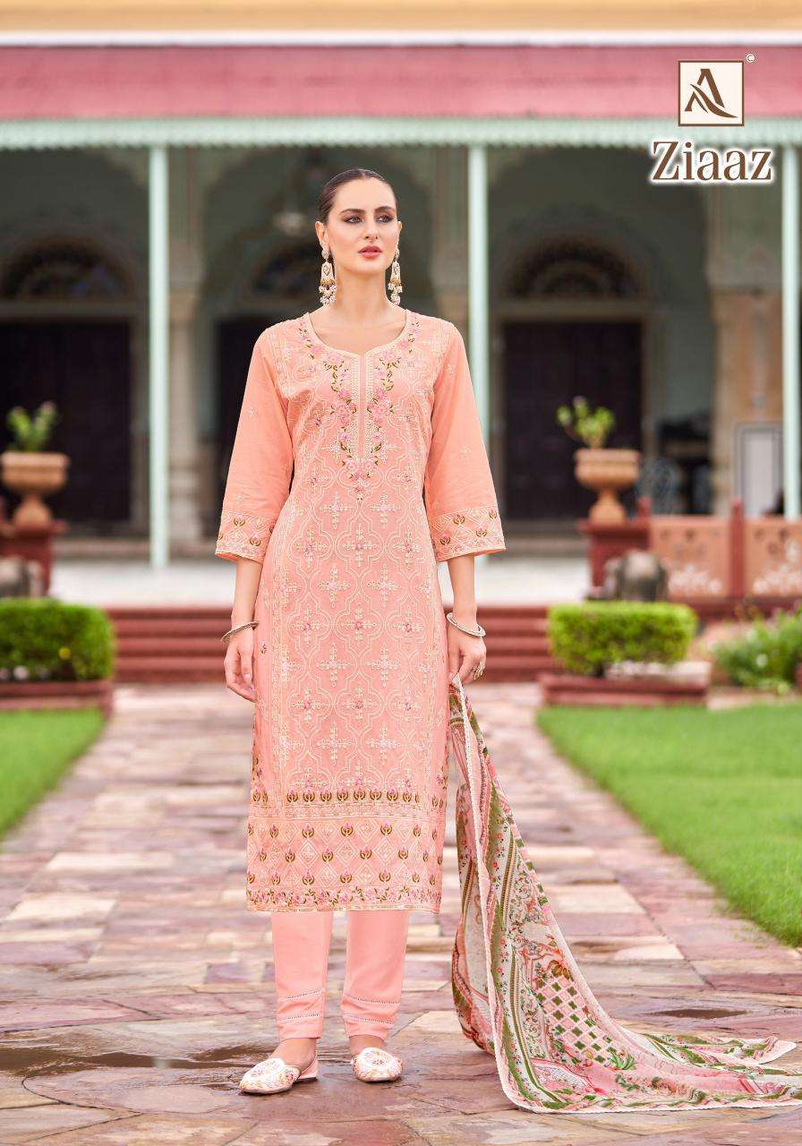 Alok Ziaaz designer dress materials wholesale