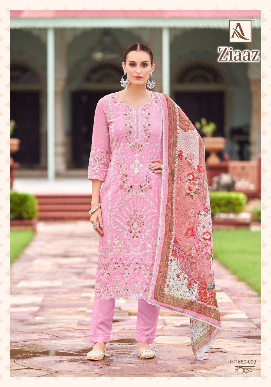 Alok Ziaaz designer dress materials wholesale