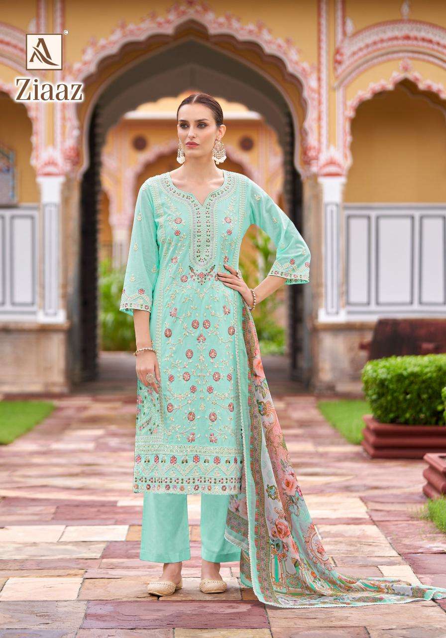 Alok Ziaaz designer dress materials wholesale