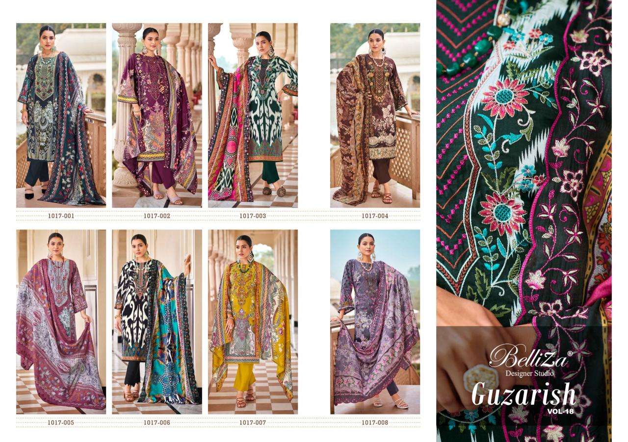 Belliza Guzarish Vol 18 Designer dress materials in Surat