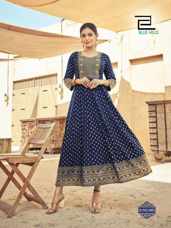 Blue Hills Urvashi Surat kurtis wholesale market online