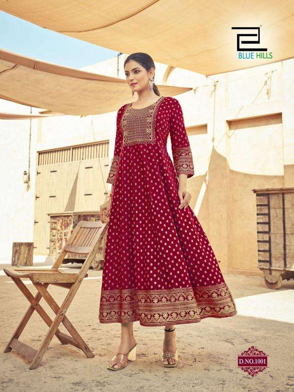 Blue Hills Urvashi Surat kurtis wholesale market online