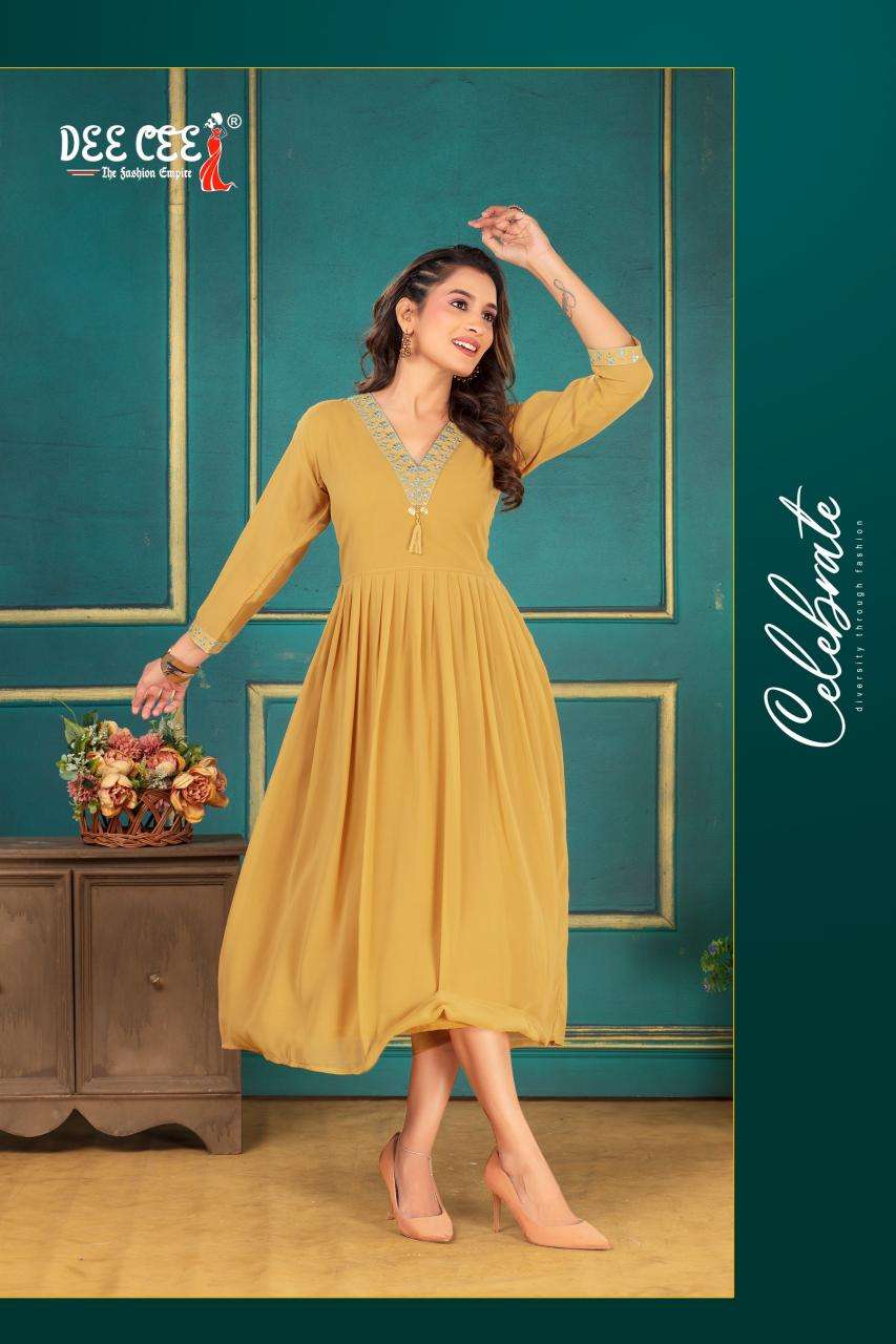 Deecee Asmita GEORGETTE Indian Kurti distributors