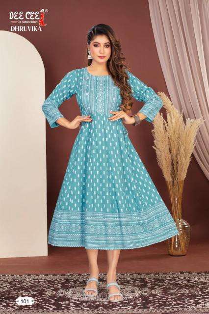 Deecee Dhruvika RAYON Online Kurti shopping in India