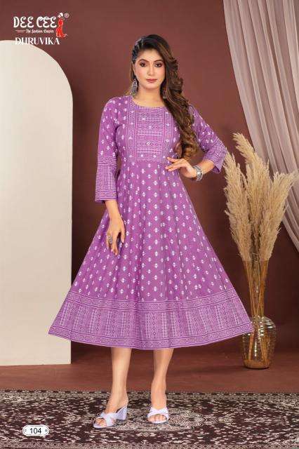 Deecee Dhruvika RAYON Online Kurti shopping in India