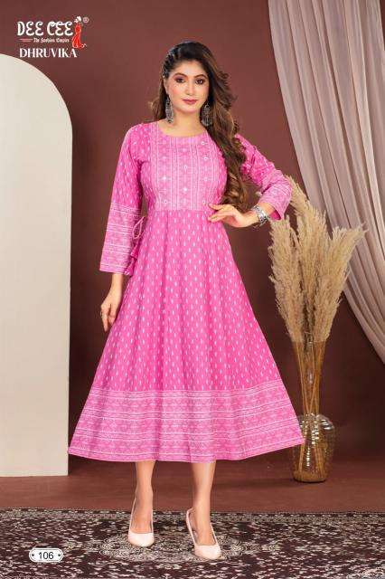 Deecee Dhruvika RAYON Online Kurti shopping in India