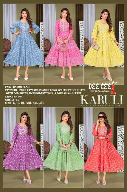 Deecee Karuli Kurti manufacturers in Surat