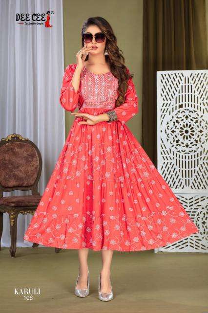 Deecee Karuli Kurti manufacturers in Surat