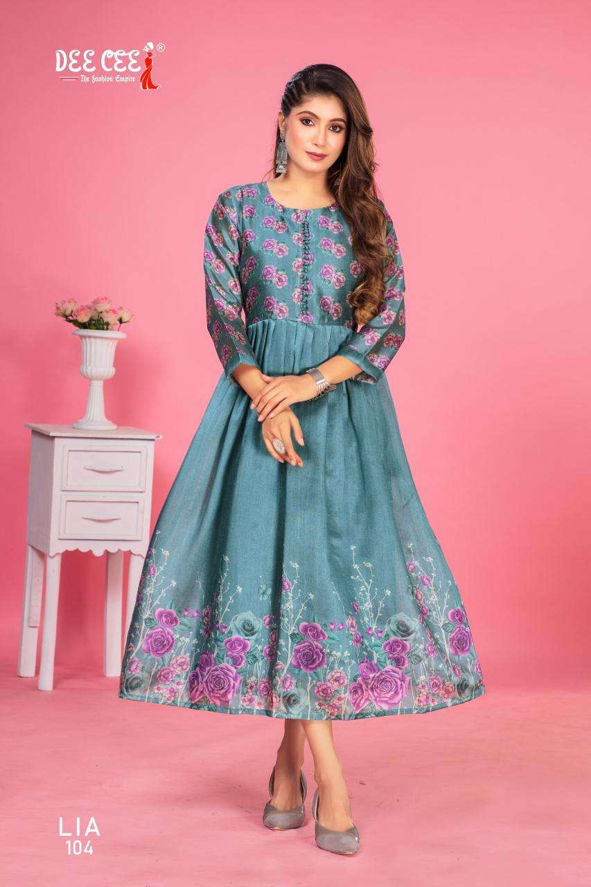 Deecee Lia ZARNA Kurtis manufacturer in Surat