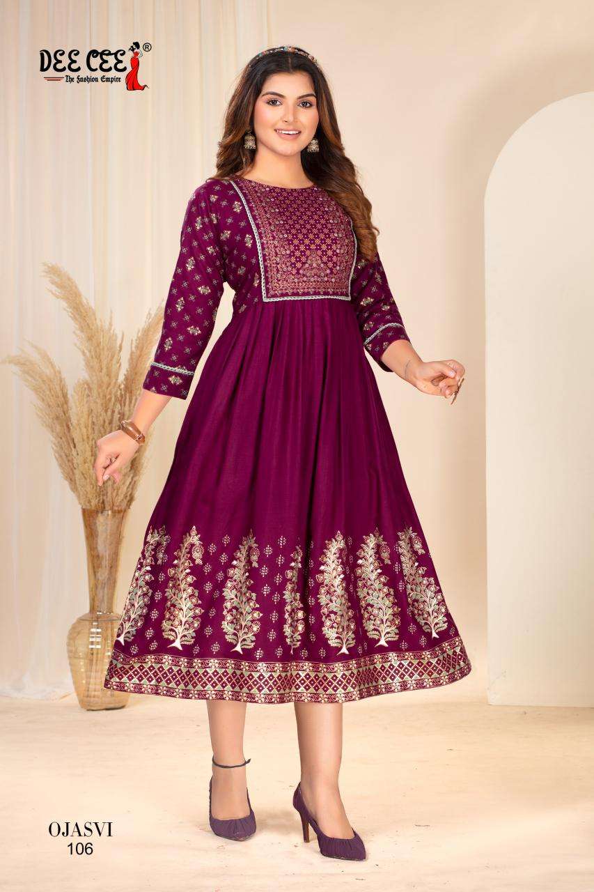 Deecee Ojasvi RAYON Wholesale Kurtis