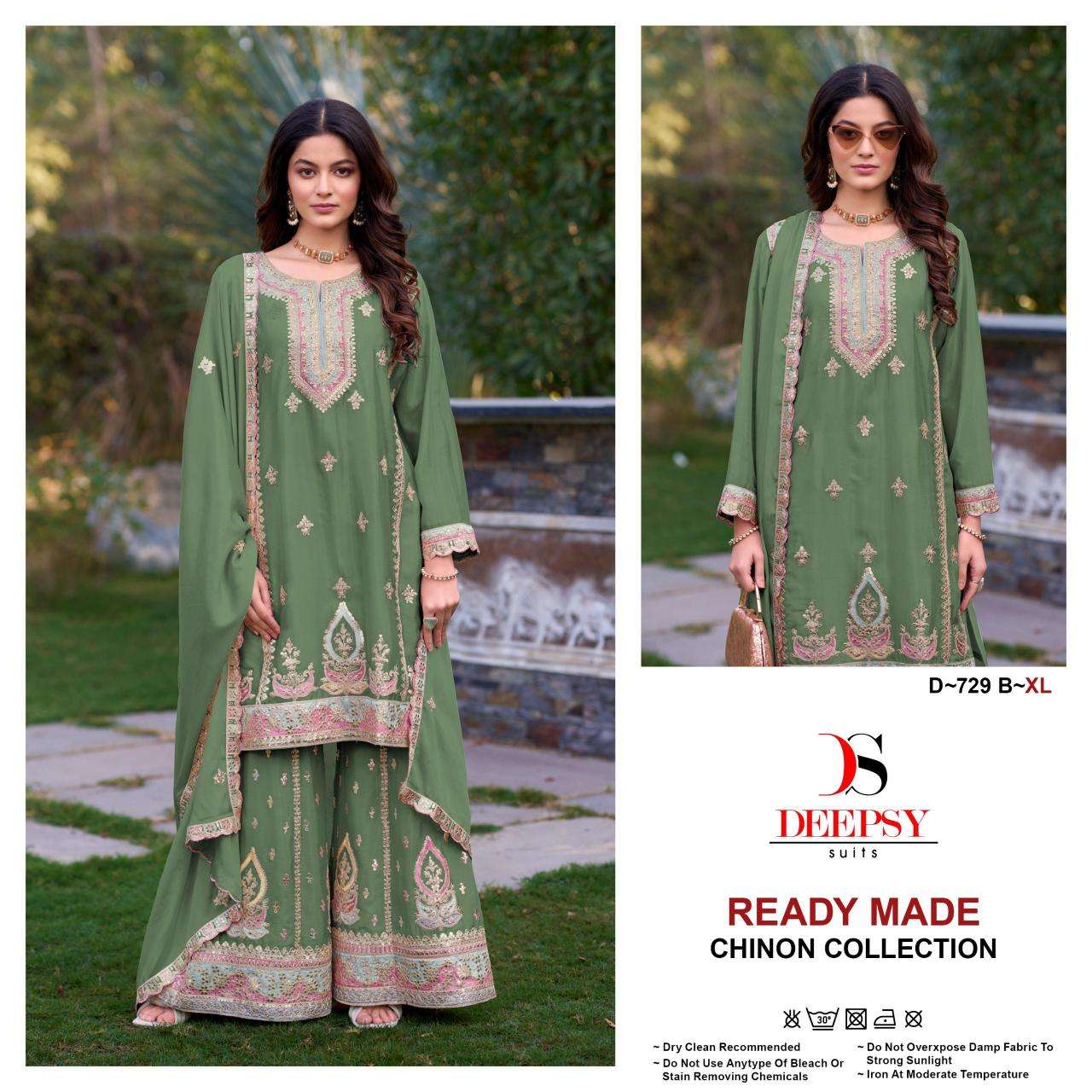 Deepsy D 729 Pakistani suits suppliers in Hyderabad