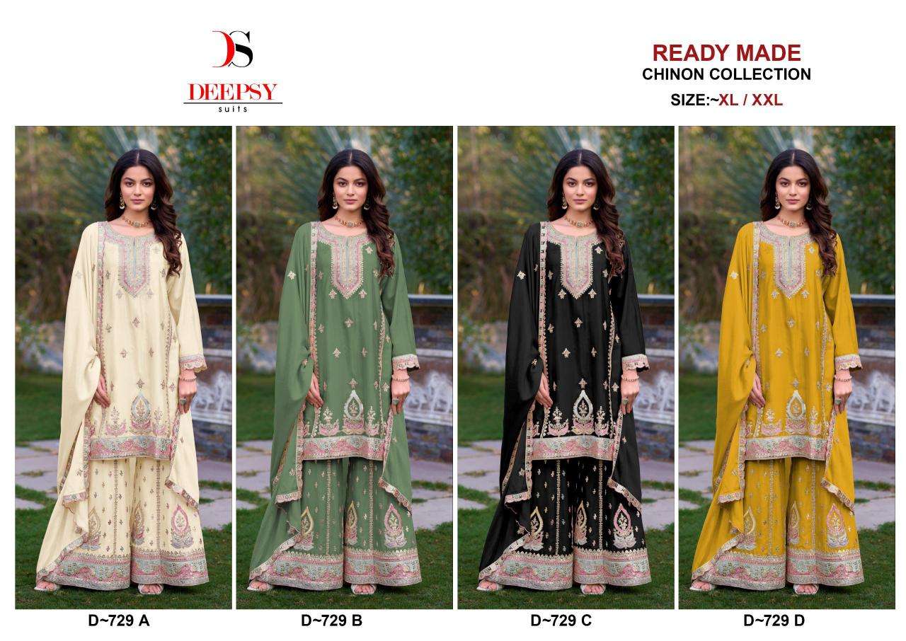 Deepsy D 729 Pakistani suits suppliers in Hyderabad