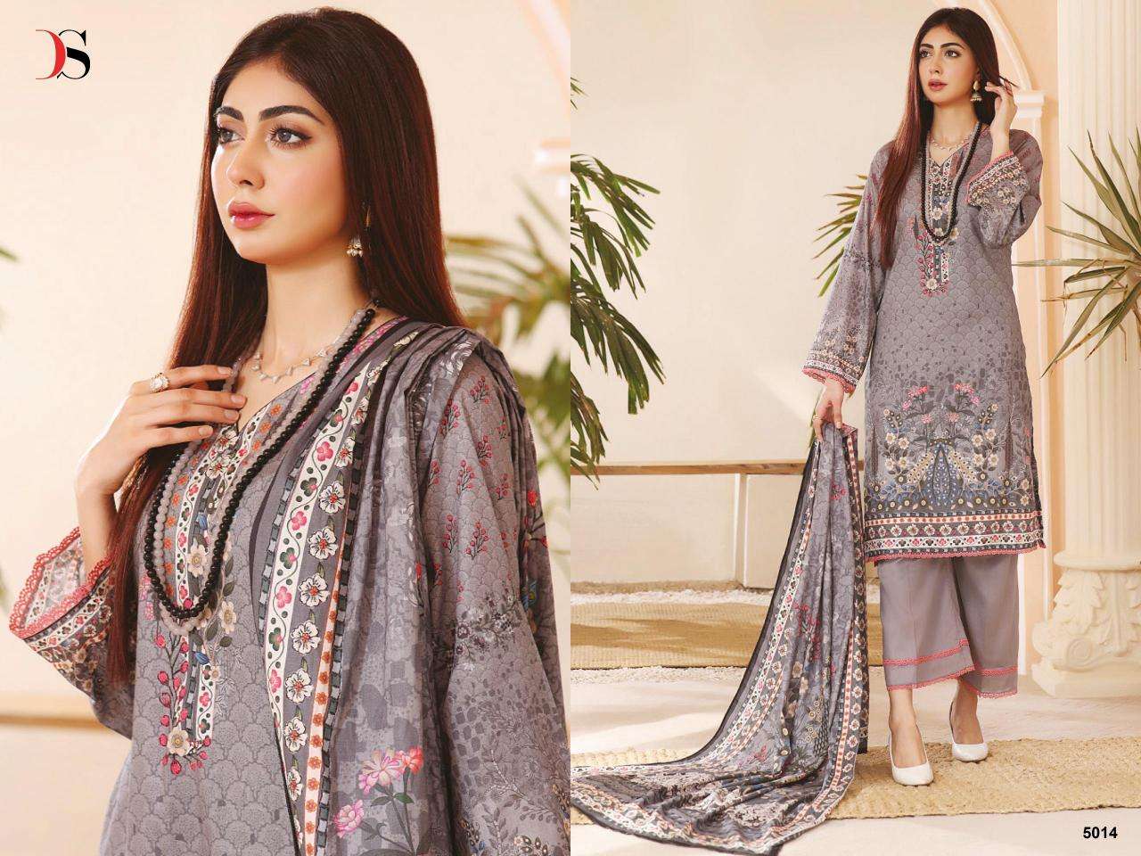 Deepsy Firdous Lawn Vol 24 Chiffon Dupatta Cotton Salwar Kameez wholesale in Bangalore