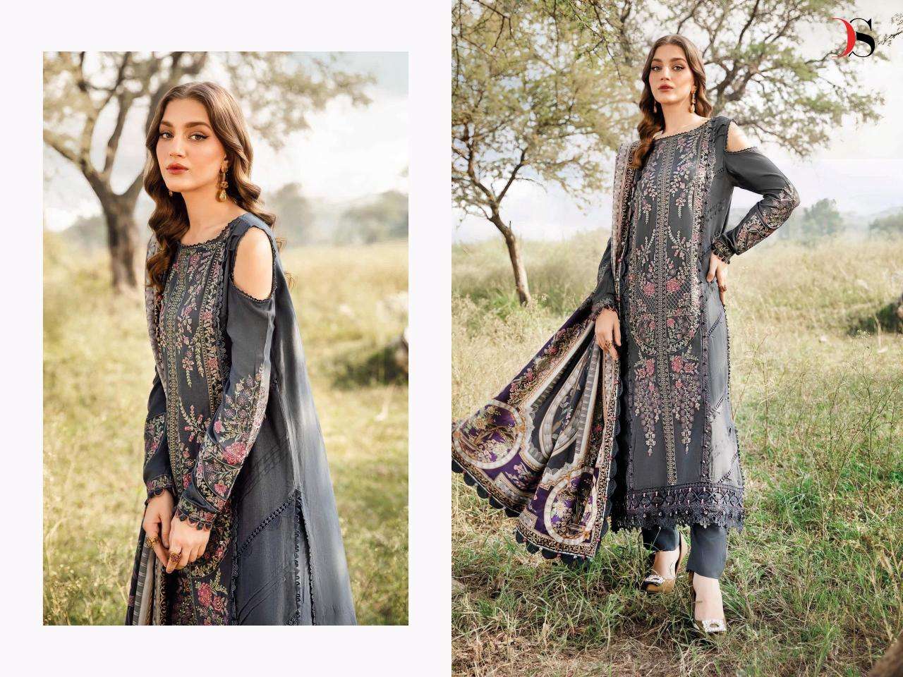 Deepsy Maria B Chiffon Dupatta Pakistani dresses wholesalers in Mumbai