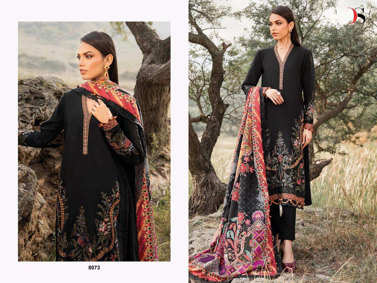 Deepsy Maria B Embroidered Vol 2 Chiffon Dupatta Party wear Salwar Kameez wholesale