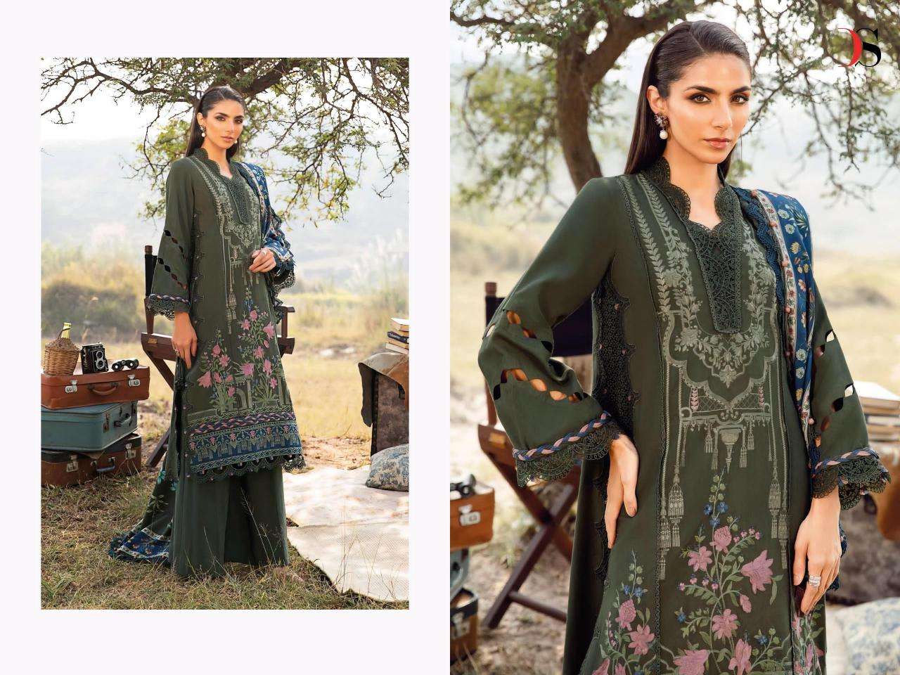 Deepsy Maria B Embroidered Vol 2 Chiffon Dupatta Party wear Salwar Kameez wholesale