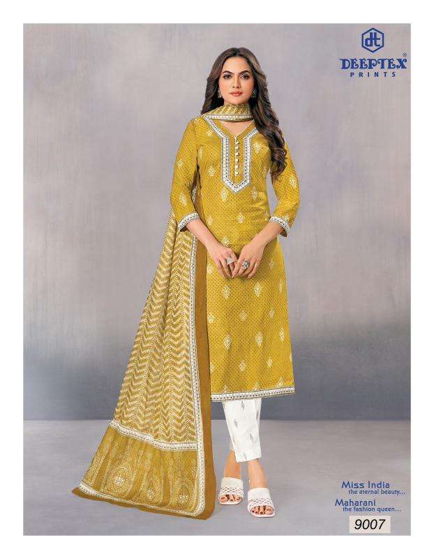 Deeptex Miss India Vol 90 Surat cotton dress materials