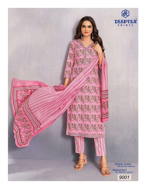 Deeptex Miss India Vol 90 Surat cotton dress materials