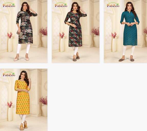 Fabzoo Modal Vol 3 Wholesale Kurti fashion market in Mumbai