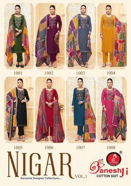 Ganeshji Nigar Vol 01 Wholesale dress material in Surat