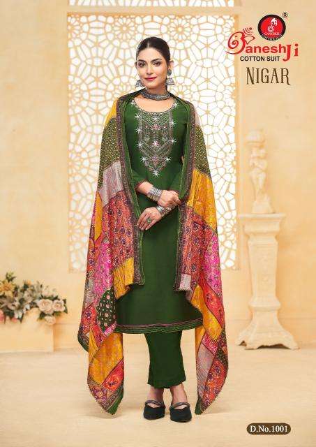 Ganeshji Nigar Vol 01 Wholesale dress material in Surat