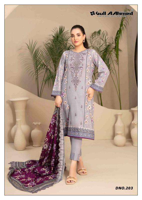 Gull AAhmed Lawn Vol 24 Ladies dress material suppliers in Mumbai