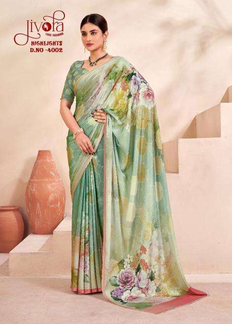 Jivotra Rainbow Crepe Soft silk Party wear sarees wholesalers Mumbai