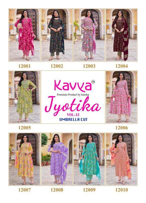 Kavya Jyotika Vol 12 Wholesale Kurti dealers in Bhavnagar