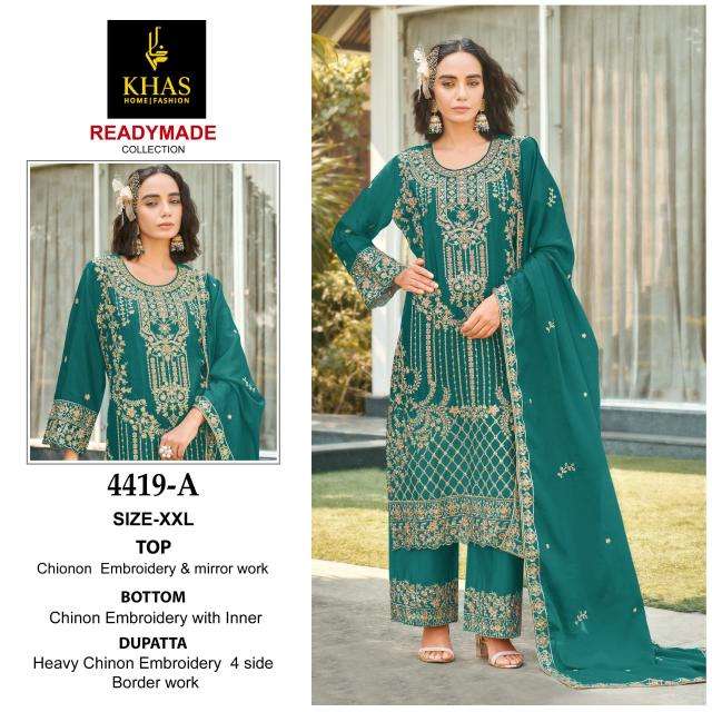 Khas 4419 Chinon Bollywood style Pakistani suits in Mumbai