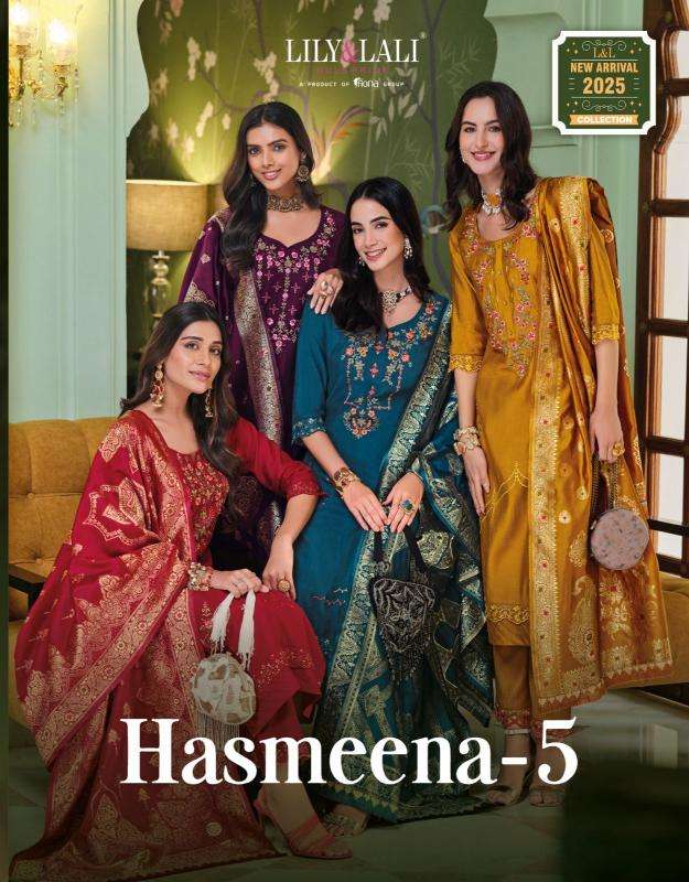 Lily & Lali Hasmeena Vol 5 Party wear Kurtis wholesale in Ahmedabad