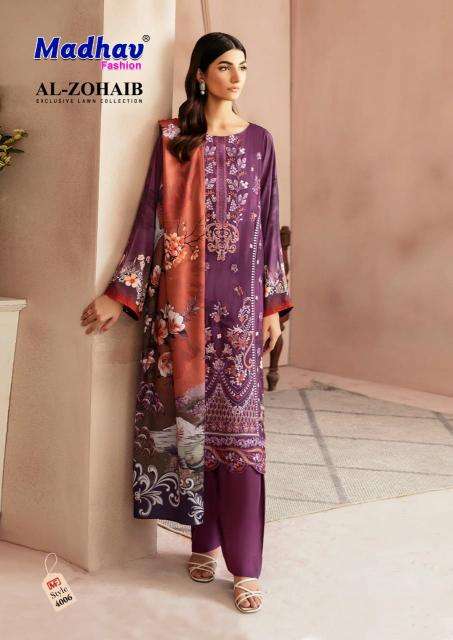 Madhav Al-Zohaib Vol 04 Wholesale dress material catalog