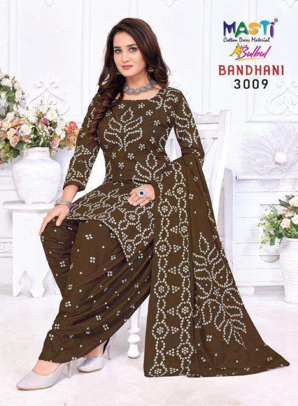 Masti Bulbul Bandhani Vol 03 Designer dress material wholesale