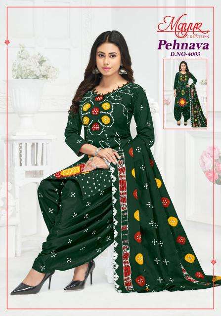 Mayur Phenava Vol-04 Wholesale unstitched dress material