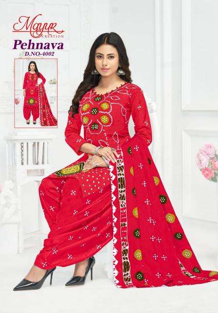 Mayur Phenava Vol-04 Wholesale unstitched dress material