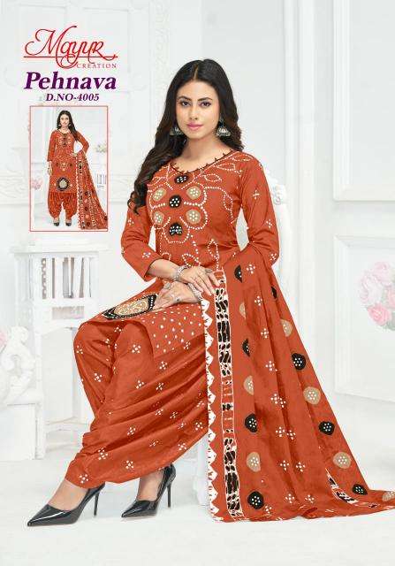 Mayur Phenava Vol-04 Wholesale unstitched dress material