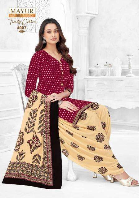 Mayur Trendy Cotton Vol 04 Mumbai dress material market