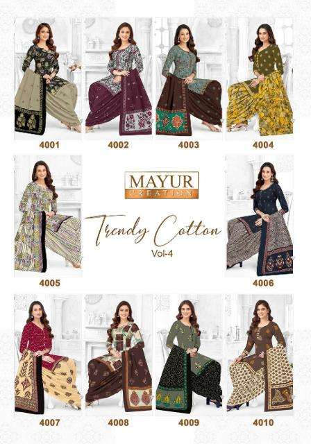 Mayur Trendy Cotton Vol 04 Mumbai dress material market