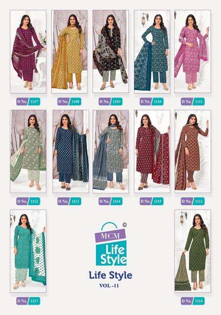 MCM LifeStyle Vol-11 Cotton dress materials in Bangalore