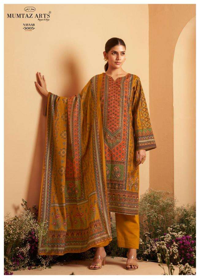 Mumtaz Arts NAYAAB Vol 3 Unstitched dress materials