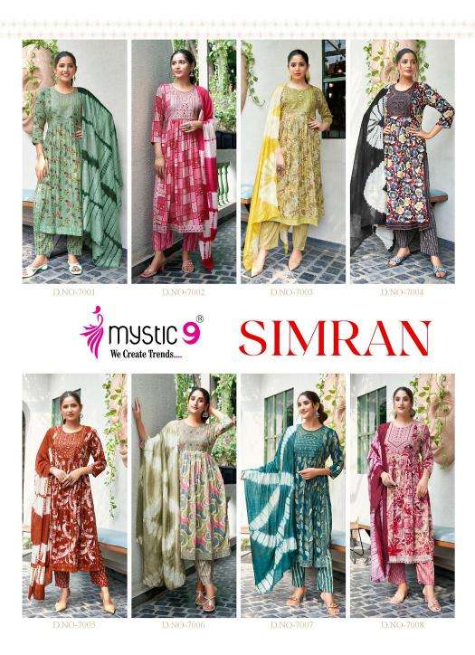 Mystic 9 Simran Vol 7 Party wear kurti in Mumbai